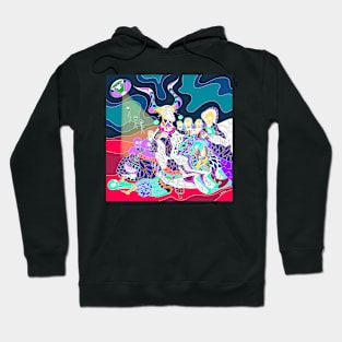 the goat and the witches Hoodie